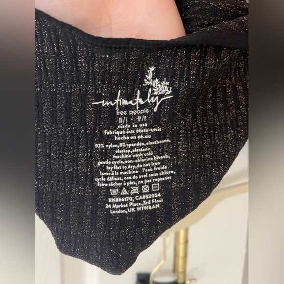 Free People Intimately Sprinkled in Gold Bodysuit - Picture 7 of 9